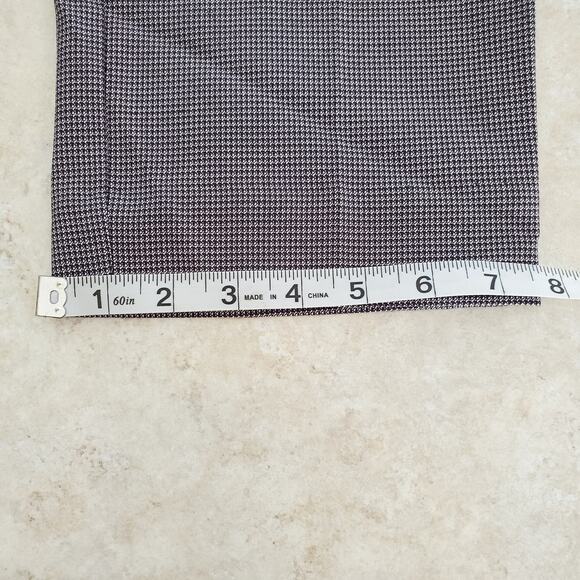 Worthington Modern Fit Straight-leg Black Houndstooth Pants Size 8 - Picture 12 of 12